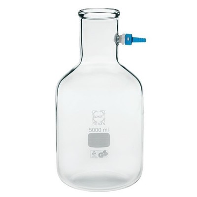 NEW IN BOX - Chemglass 5L Duran  Filtering Flask 5000ml CG-1560-06