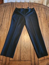 Talbots Black Pleated Womans Ladies Heritage Slacks Pants Petites NWT 12P 