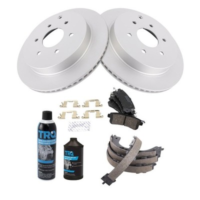 TRQ BKA39676 Brake Kit For Nissan Armada 2017 Rear D40601LB0A