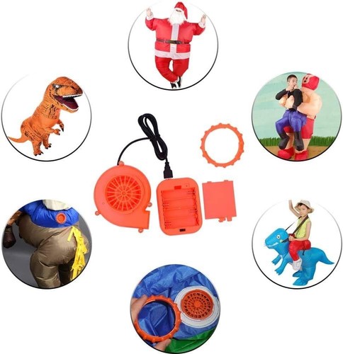 USB Mini Fan Blower Potable Inflatable Costume Fan for Halloween Inflatable - Picture 5 of 5