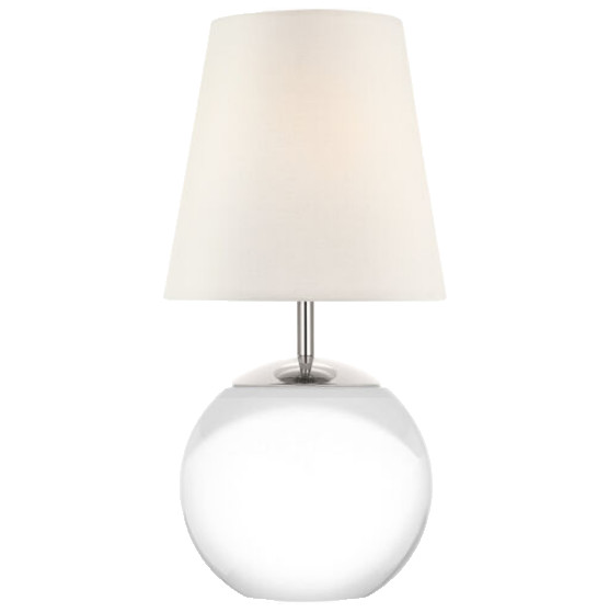 Visual Comfort Thomas O'Brien Terri 12 inch Crystal Cordless Accent Lamp Light