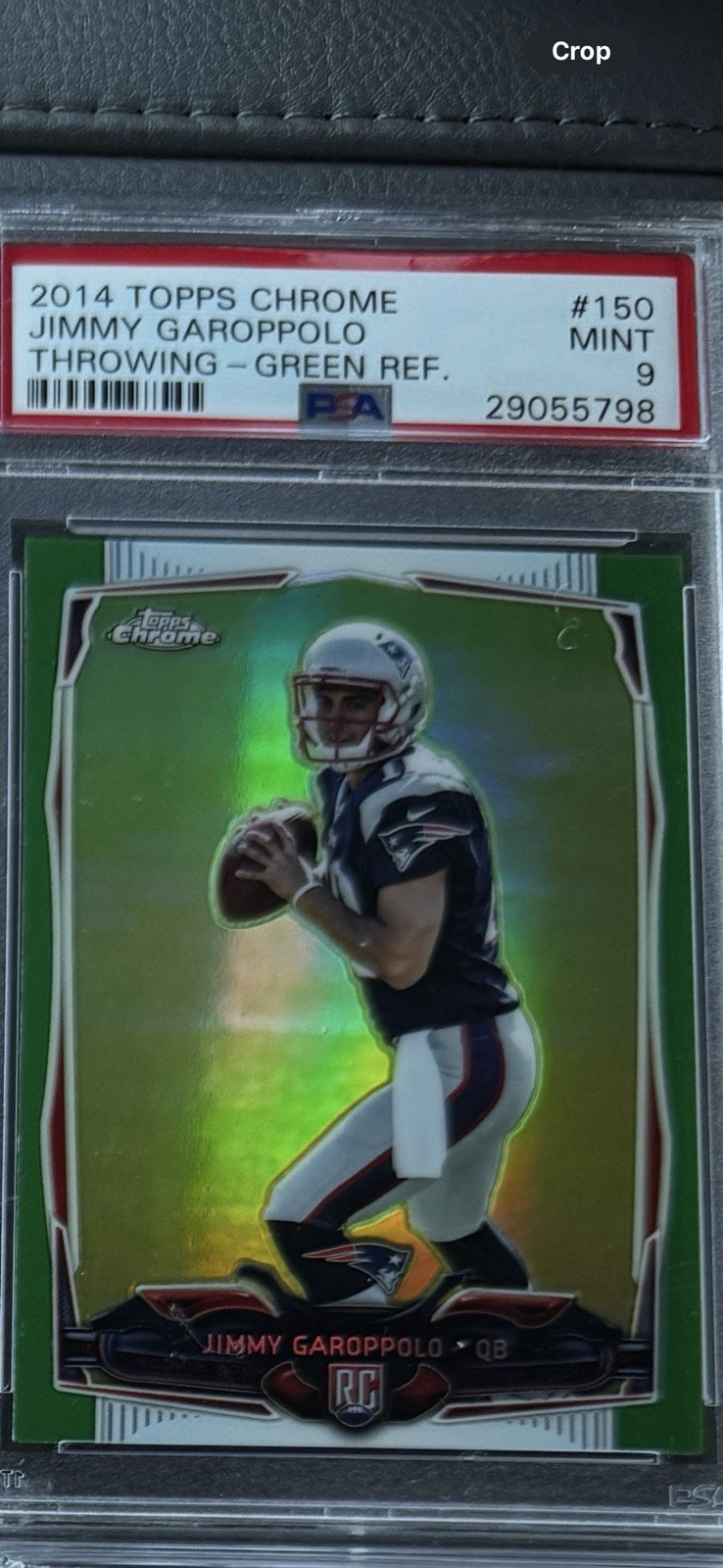2014 Topps Chrome - Jimmy Garoppolo #150 Green Refractor (RC)