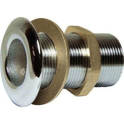 Maestrini Chrome Skin Fitting (Domed, 1-1/4'' BSP, 83mm Long)