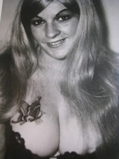 Scarce, early, Photo ... , TATTOOED LADY ... KOBEL  T-1411, tattoo Butterfly