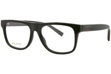 Gucci GG1117O 004 Eyeglasses Frame Men's Transparent Green Full Rim 56mm