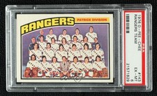 1976-77 O-Pee-Chee New York Rangers Team #143 PSA 6 0u96