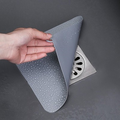 Silicone Tub Stopper Floor Drain Cover2 Pieces Sewer Antiodor Mat Deodorizing Dr