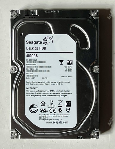 Seagate ST4000DM000 4TB SATA 6 Gb/s 64MB 5900 RPM Desktop Hard Drive HDD 3.5"