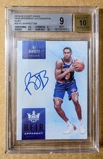 2019-20 Court Kings RJ Barrett ON CARD Auto Heir Apparent Ruby /99 BGS 9 Auto 10