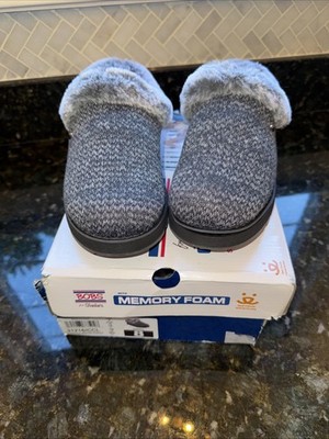 Skechers BOBS Keepsakes Winter Cuddle Women Size 8 Slippers Charcoal (61226-6)