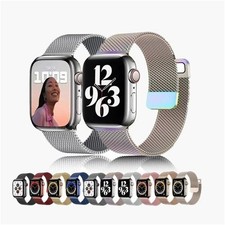 Watch Strap For Apple Watch Ultra 1/2/3 SE 3 Series 6/7/8 /9/10/11 Milanese Band