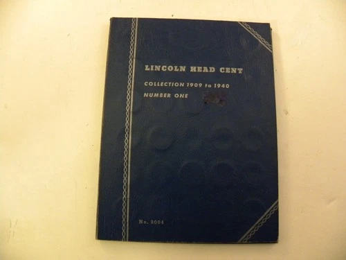 Whitman #9004 Lincoln Head Cent Album Number One (Collection 1909-1940)