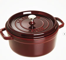 5.5 qt, Round, Dutch Oven, Grenadine