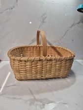 Vintage Split Oak Garden Baskets 17x14x12
