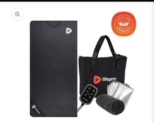 LifePro RejuvaWrap Infrared Sauna Blanket Relaxation full body black