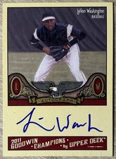 2011 Upper Deck Goodwin Champions Auto Levon Washington #A-LW