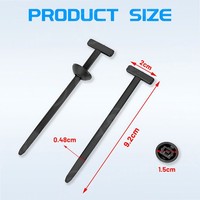 Universal Heavy Duty Nylon Cable Tie Buckle Self Locking Nylon Zip Ties Holder 9