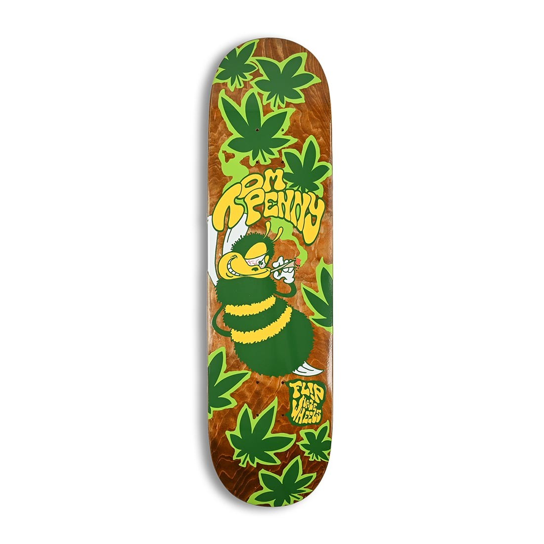 Flip Penny High in a Haze 8.25"" Skateboard Deck - Green