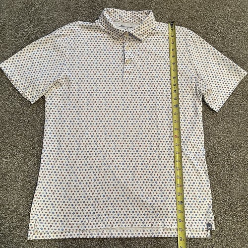 Peter Millar Men’s M Seaside Pima Cotton Polo Shirt Clubby Seltzers Golf Logo - Picture 5 of 7