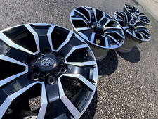 17" TOYOTA 4RUNNER TACOMA TUNDRA BLACK 6X5.5 OEM FACTORY STOCK WHEELS RIMS PRO