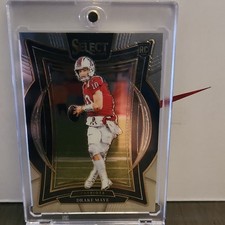 2024 Panini Select Drake Maye #27 New England Patriots Rookie Concourse Football