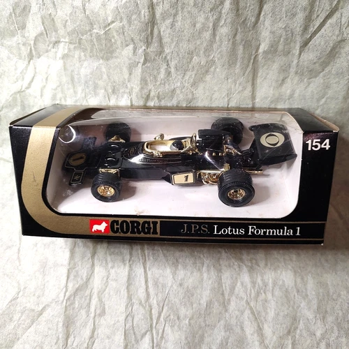 Corgi Toys 154 Lotus JPS John Player Special Formula One F1 Racing Car W/Box