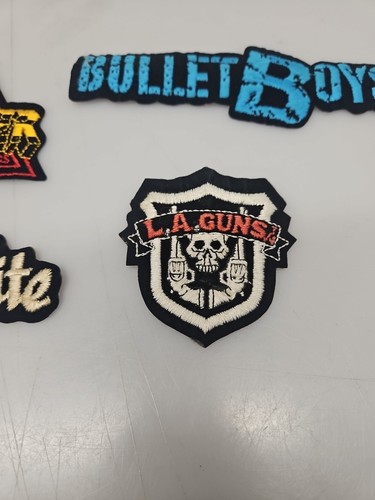 5 Vintage Metal Rock 80’s Band Jacket Patches All Older Rare Lot Together - Picture 4 of 6