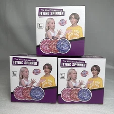 Flying Ball Returning Light Up Spinner Ages 6+ Tricked Out Design Set of 3