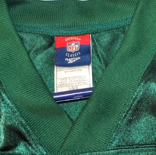 Camiseta deportiva Green Bay Packers Reggie blanca Reebok retro réplica para hombre talla grande. Foto 2 de 4