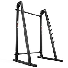 Barbell Rack Squat Stand Half Power Cage Bench Press Weight Lifting Heavy Duty