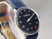 MeisterSinger Neo Sunburst Blue 36 mm Automatik Uhr !