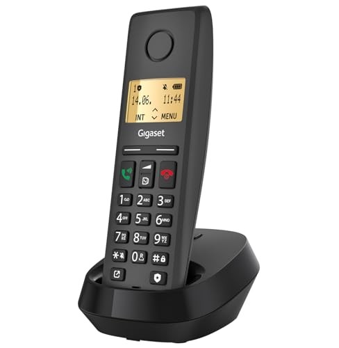 Telefono DECT Gigaset Pure 220 Nero Antracite Blocco Chiamate