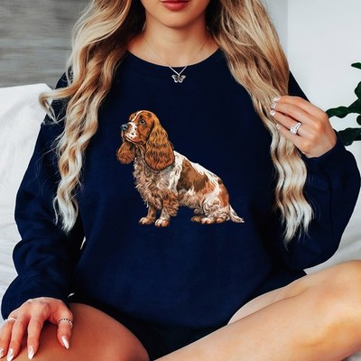 Cocker Spaniel Hunderasse Tiere Damen Sweatshirt Grafik Pullover