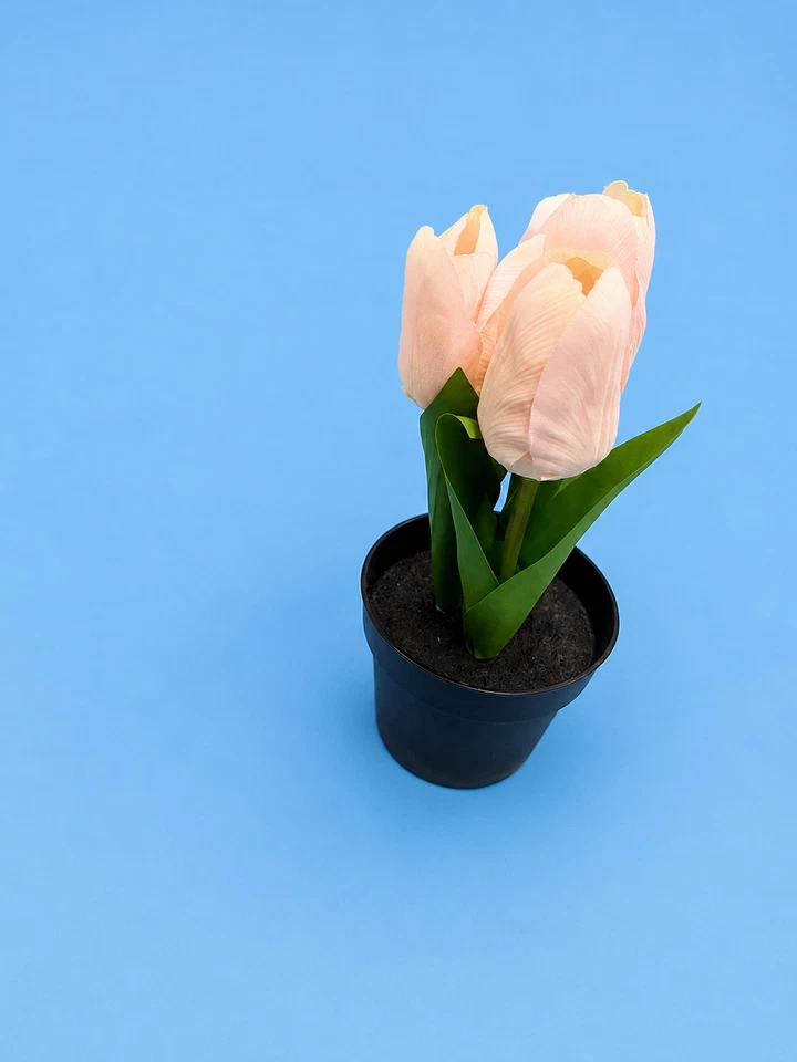 IKEA FEJKA Plante artificielle en pot, 9 cm, rose tulipe intérieur/extérieur ... - Photo 3/4