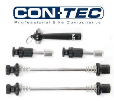 5-teiliges Schnellspanner Set - CONTEC SQR Select+ Fahrradachsen Diebstahlschutz
