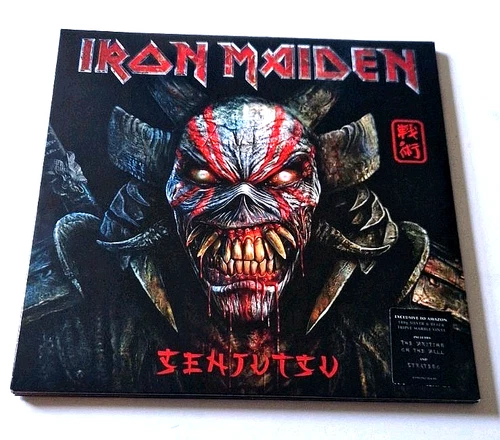 IRON MAIDEN~~SENJUTSU~~2021~~TRIPLE  GREY MARBLED SET~~PARLOPHONE RECORDS