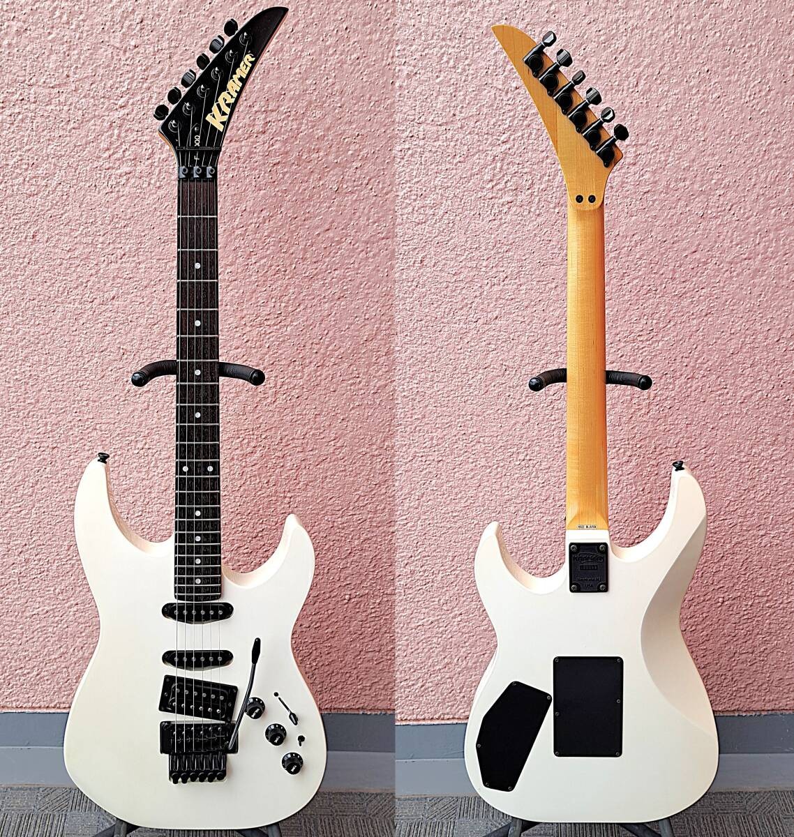 ■KRAMER Focus F-6000 ESP製 1988-1989 日本製 Electric Guitar Kramer Focus F-6000 White 1988-1989 Made in Japan