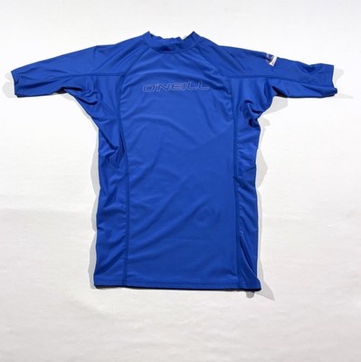 Oneill Rash Guard Mens Performance Blue L 50+ UPF Surf Skim Sun Protection Sz S
