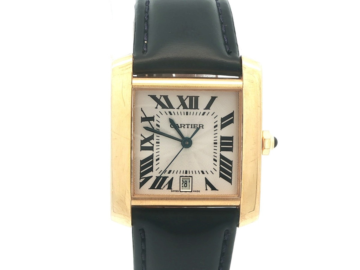 Vintage Cartier Tank Francaise 18k Yellow Gold 28mm Automatic