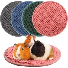 4 Pcs Guinea Pig Cage Liner Washable Fleece Pee Pads Pet Dog Cat Bedding Trai...