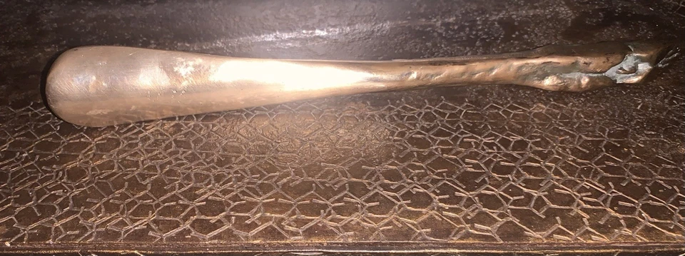 superbe ancien chausse pied en bronze patte de gibier chasse vénerie - Photo 3/4