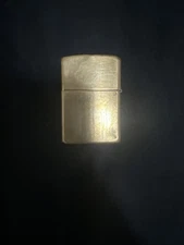 Zippo Brass Lighter Takes Zippo Fuel Has Flint and Works Great