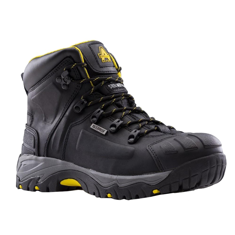 Amblers Botines de trabajo de seguridad impermeables horma ancha para (FS6559)