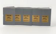 5 X Tom Ford Grey Vetiver Eau de Parfum Sample Vial Spray 1.5 ML carded