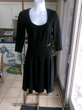 ANN TAYLOR BLACK MIDI DRESS 2