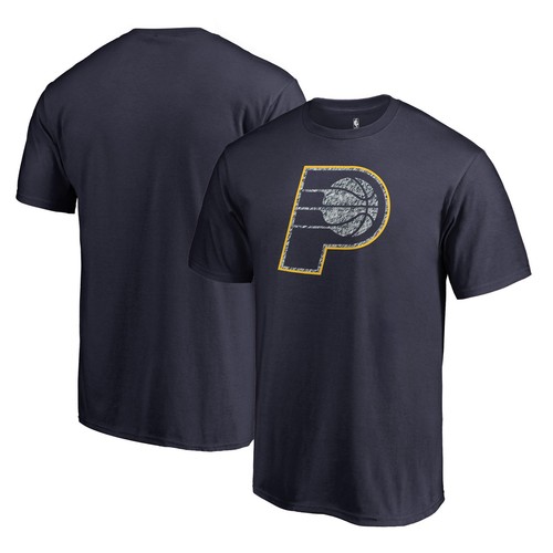 Men's Navy Indiana Pacers Static Logo T-Shirt