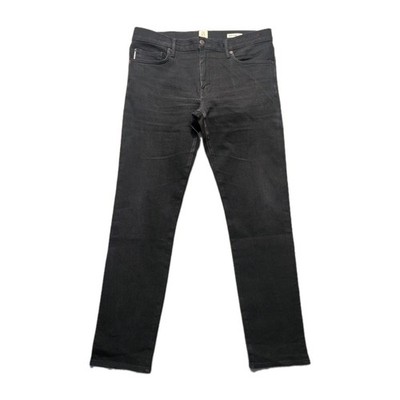 Hiroshi Kato The Pen Slim Black Raw Jeans 36x32 Made in USA Selvedge