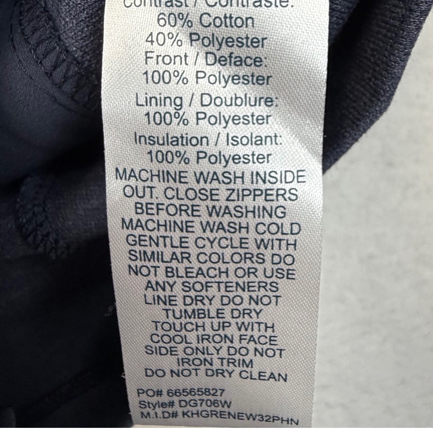 Devon Jones Ladies Large Navy Melange UTK Warm-Logik Insulated Quilted Vest NWT