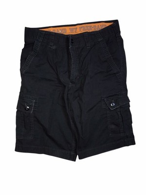 Wear-First Free-Band Ripstop Cargo Shorts Men's Size 32 Black Workwear C54