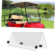 Golf Cart Windshield Club Car DS for 2000.5 - UP Fold Down Clear